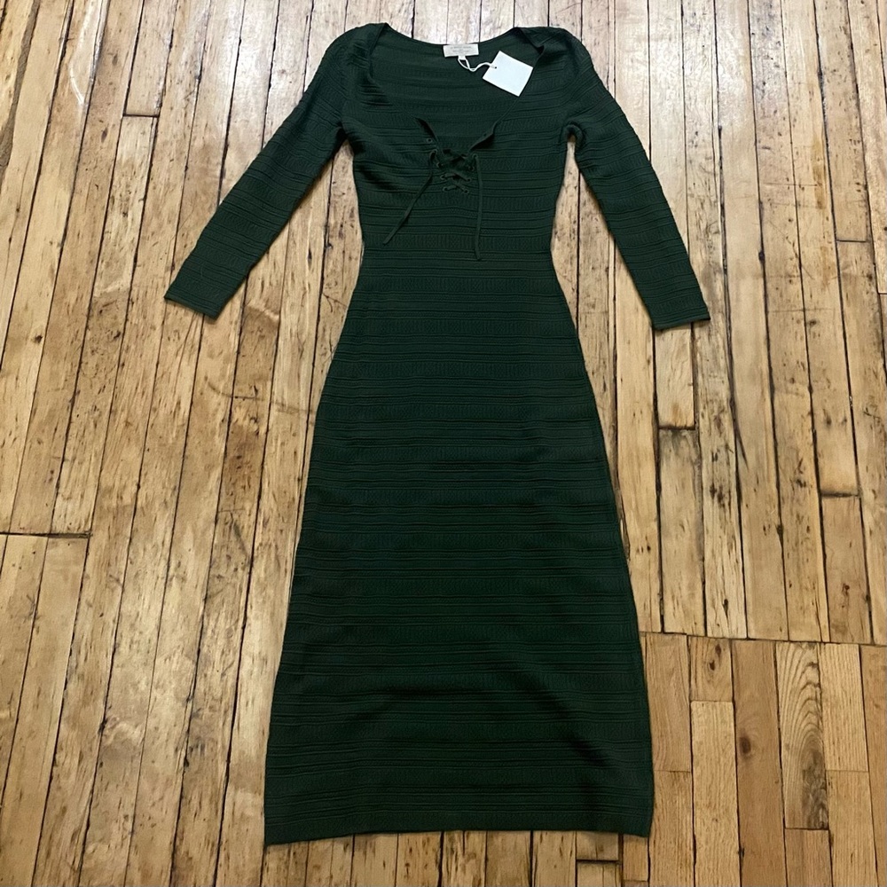 NWT Sézane Estela Dress in Khaki size small